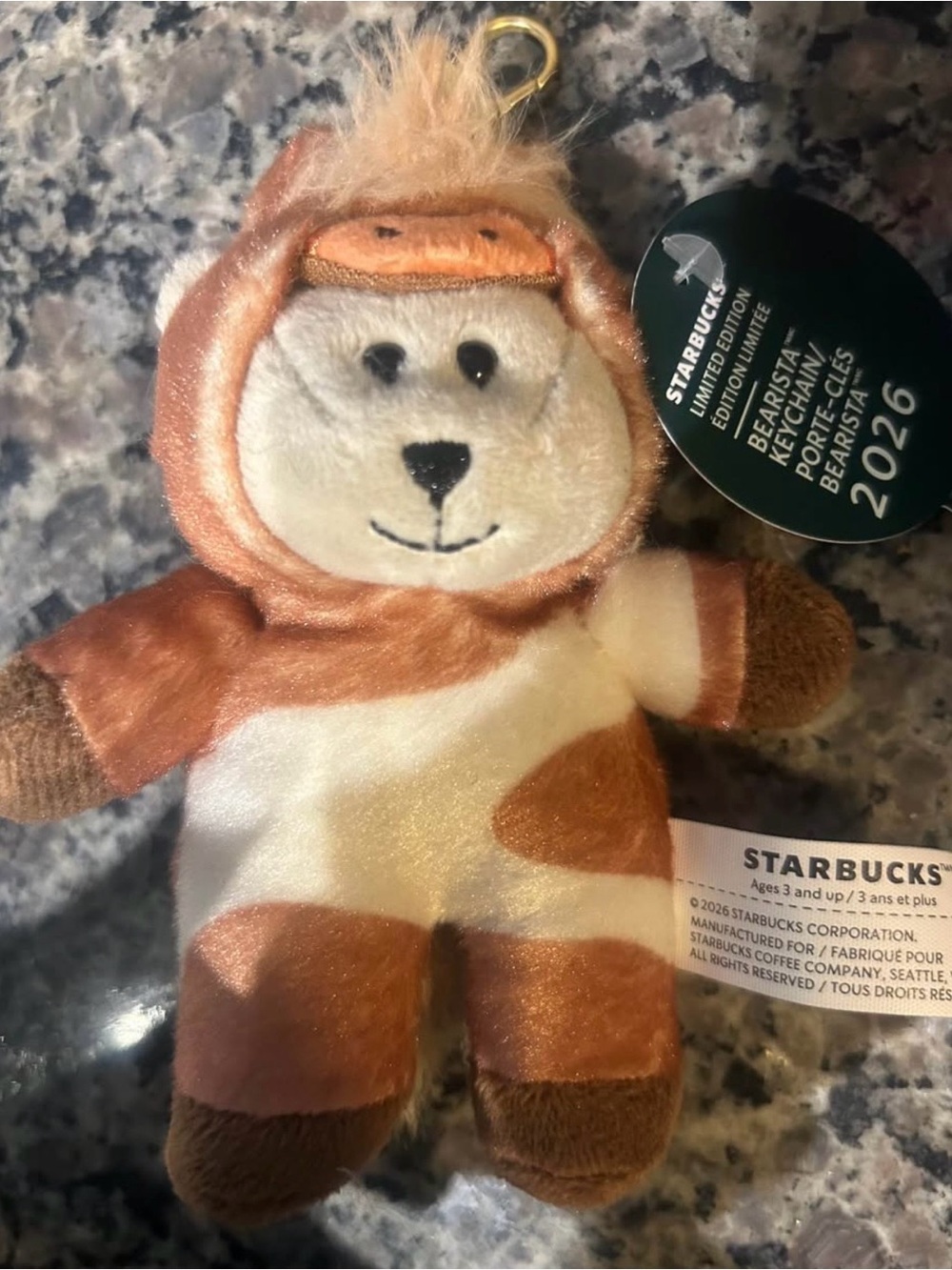 Starbucks Lunar Year of the horse limited edition keychain. New with tags.